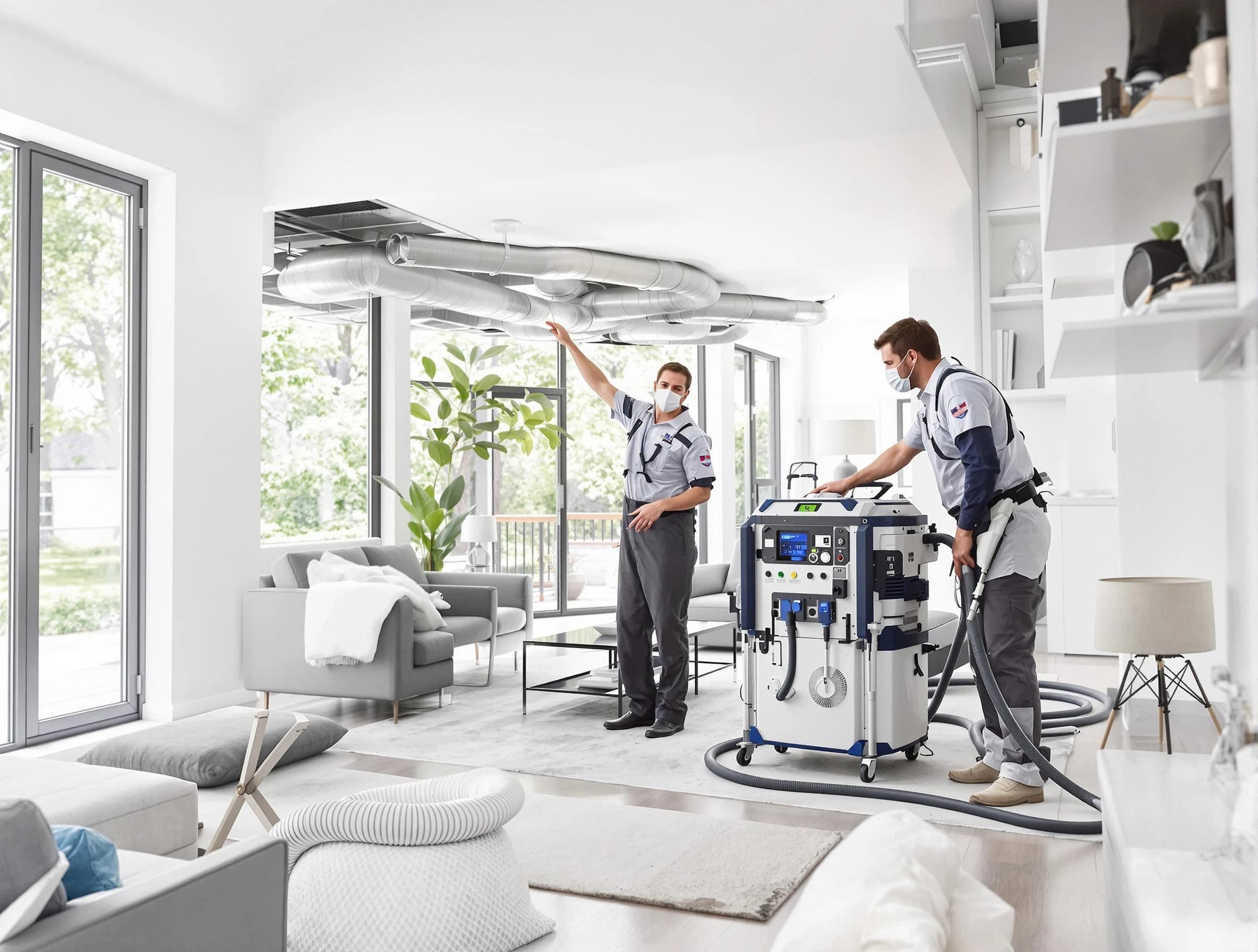 Alabaster Air Duct Cleaning professional conducting pure air duct cleaning with state-of-the-art equipment in Alabaster