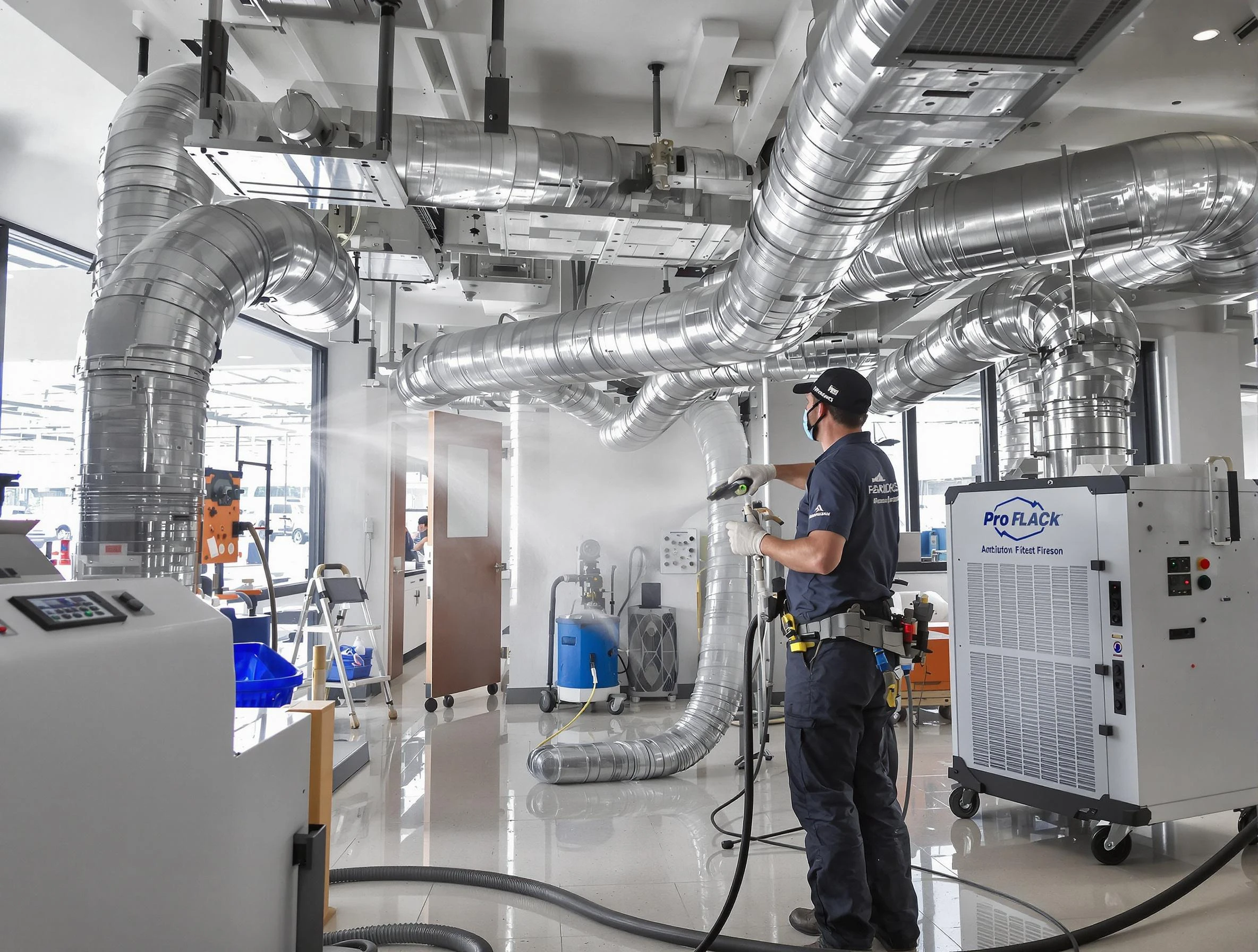 Negative Pressure Air Duct Cleaning in Alabaster