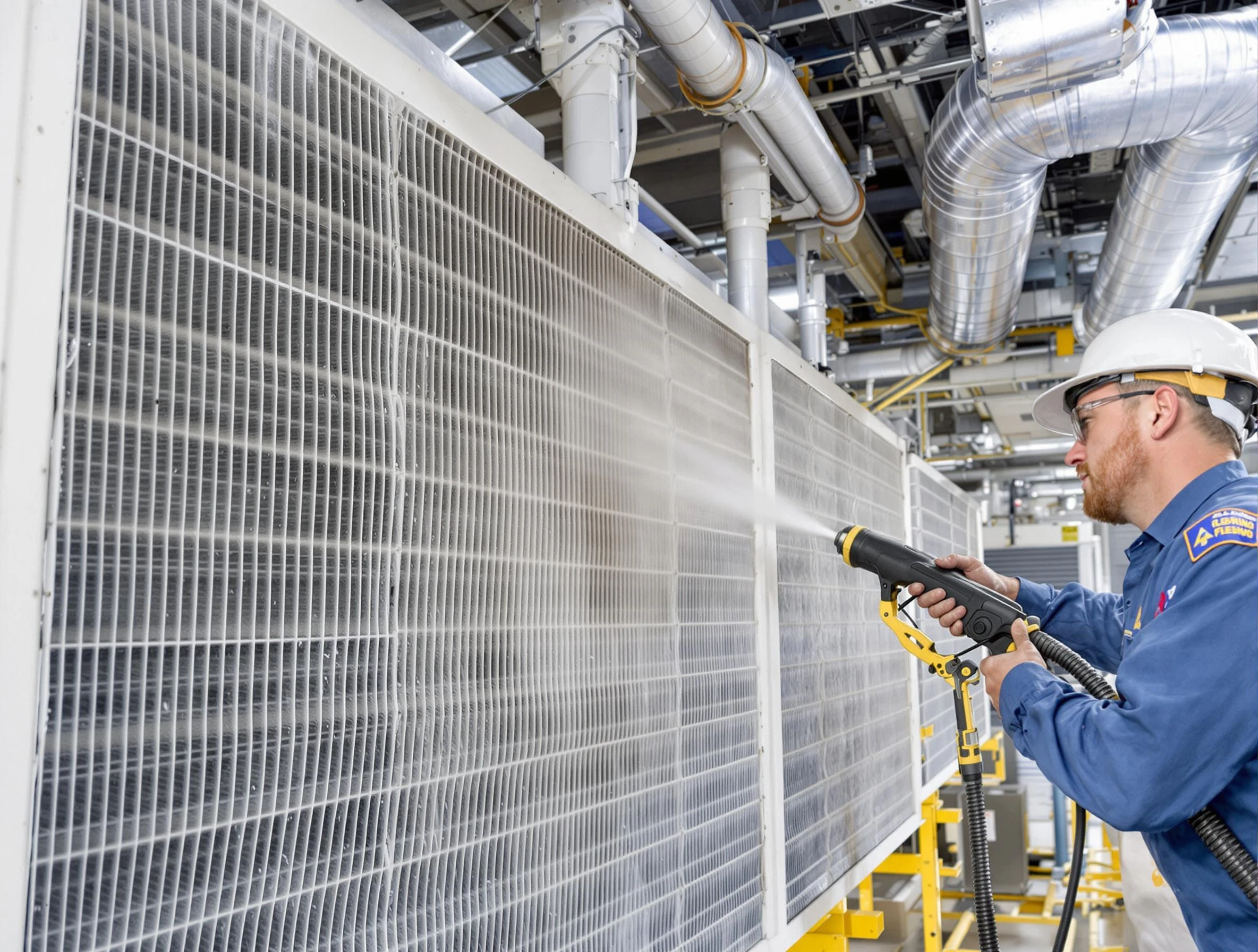 Professional commercial coil cleaning by Alabaster Air Duct Cleaning in Alabaster